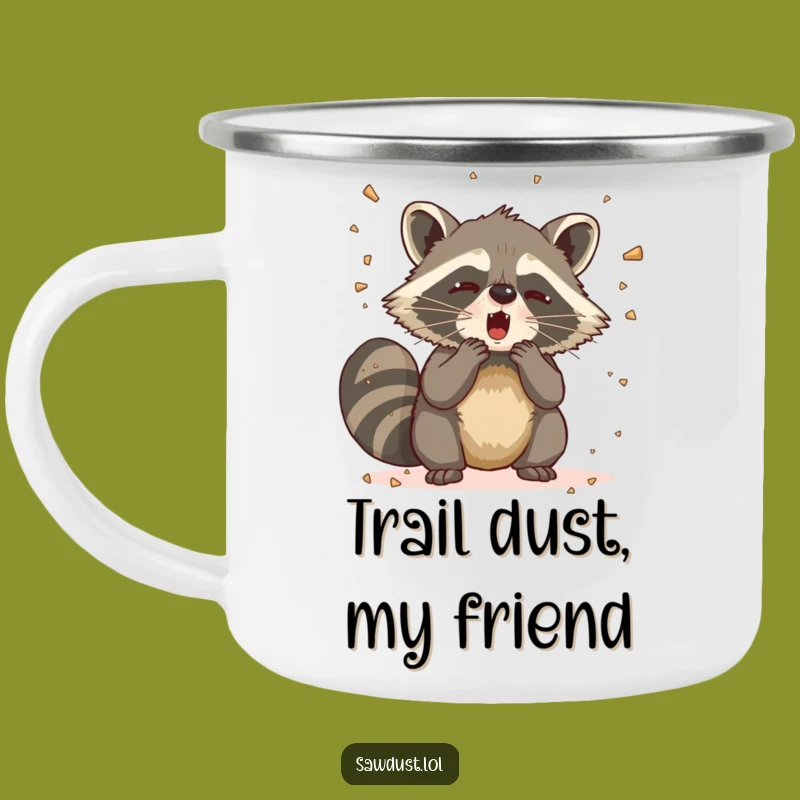 Funny Raccoon Sneeze Camping Mug: Outdoor Laughs, Perfect Funny Gift